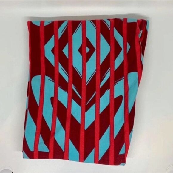 LuLaRoe Leggings One Size OS Pink Teal - Picture 1 of 2